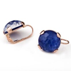 Orecchini Monachella 12 mm e 16mm Blu Sodalite