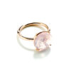 Anello Semipreziosi 12 mm Quarzo Rosa