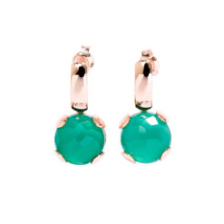 Orecchino NEW Cabochon Emerald Green 12 e 16mm